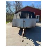 2007 NEWMAN/Snocaps Snowmobile Trailer w/ Cover - 3000 GVW - snowmobile/gear NOT included