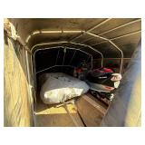 2007 NEWMAN/Snocaps Snowmobile Trailer w/ Cover - 3000 GVW - snowmobile/gear NOT included