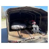 2007 NEWMAN/Snocaps Snowmobile Trailer w/ Cover - 3000 GVW - snowmobile/gear NOT included