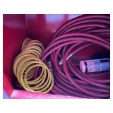 Assorted Air Hoses, Cables & Lubricant - content quantities unverified