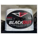 BlackOut 12-Sided Archery Targets (2) & Quest Neon Arrows