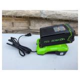 Greenworks 40V Cordless String Trimmer - 4.0Ah Battery & Charger Included