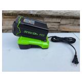 Greenworks 40V Cordless String Trimmer - 4.0Ah Battery & Charger Included