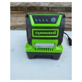 Greenworks 40V Cordless String Trimmer - 4.0Ah Battery & Charger Included