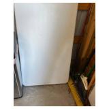 Lifetime Folding Table with Yard Tools - Garage Storage