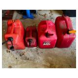 5-Gallon Gasoline Cans with Pour Spouts