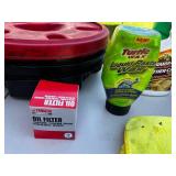 Armor All Leather Care, Meguiar's Cleaner Wax, Turtle Wax & Assorted Auto Care Supplies