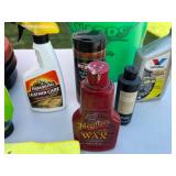 Armor All Leather Care, Meguiar's Cleaner Wax, Turtle Wax & Assorted Auto Care Supplies
