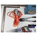 Stanley & Irwin Hand Saws, Hardware Cabinets & Assorted Small Parts