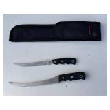 Knives of Alaska Kukri Style Hunting Knives - 2-Piece Set Como & Steelheader
