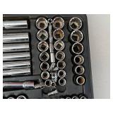 Craftsman Sears Socket Set - 1/4-Inch, 3/8-Inch & 1/2-Inch Drive with Extensions (incomplete)