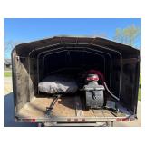 2007 NEWMAN/Snocaps Snowmobile Trailer w/ Cover - 3000 GVW - snowmobile/gear NOT included