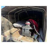2007 NEWMAN/Snocaps Snowmobile Trailer w/ Cover - 3000 GVW - snowmobile/gear NOT included
