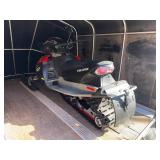 2007 Red Polaris 600 IQ Cleanfire Snowmobile - trailer NOT included