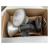 Work Light on Frame Stand & LED Security Light Kit (Lot of 2)