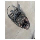 Camouflage Folding Ground Blind Chair with Backpack Carrier - 350 LBS Capacity