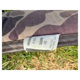 Camouflage Rifle Case, Sling, Camouflage Pack & Burlap Sack