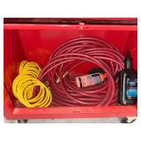 Assorted Air Hoses, Cables & Lubricant - content quantities unverified