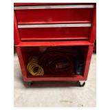 Red 6-Drawer Metal Tool Chest on Casters with Locking Latch - contents not included