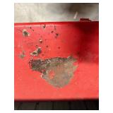 Red 6-Drawer Metal Tool Chest on Casters with Locking Latch - contents not included