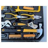 DEKO Tool Set - Pliers, Level, Tape Measure & Socket Set