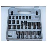 Chrome Vanadium Socket Set - 3/8 and 1/2 Drive - Metric 7-32mm in Case