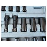 Chrome Vanadium Socket Set - 3/8 and 1/2 Drive - Metric 7-32mm in Case