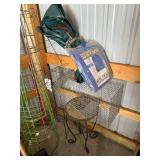 Assorted Garden Tools & Accessories - Plant Cages, Tarps & More