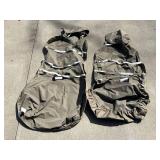 Solvit Cargo Bags Khaki Nylon with Straps (Lot of 2)