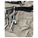 Solvit Cargo Bags Khaki Nylon with Straps (Lot of 2)