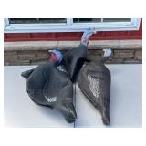 Turkey Decoys - Set of 3 Life-Size Plastic Field Decoys