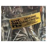 MacLeod Monaco Delftware & West German Lead Crystal Handcut Pitcher - Assorted Glassware