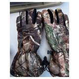 Mossy Oak Collection & RealTree Edge Camouflage Gear - Thermal Stretch Gloves, Fleece Mittens & Mesh