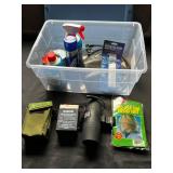 Garmin GPS Handheld (untested), Havalon Blades #60A & Coghlan's No-See-Um Head Net - Outdoor Accessories Mix - content quantities unverified