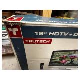 TruTech 19' HDTV & DVD & PC Monitor - 3-In-1 LCD Display