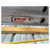 Keller Extension Ladder with Attachment - Height Unknown, Used Good Condition