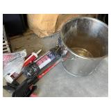 Assorted Kitchenware & Home Hardware - Dish Racks, Pots, Buckets & Tools