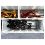 Assorted Lures in Clear Tackle Box & Daiichi Bleeding Bait Hooks