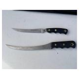 Knives of Alaska Kukri Style Hunting Knives - 2-Piece Set Como & Steelheader