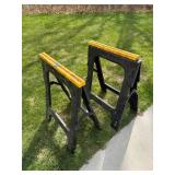 Pair of Folding Sawhorses