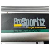 Cabela's ProMariner ProSport12 2-Bank Marine Battery Charger, Spinning Reel Spool Parts, EEL Lure & Eukanuba Dog Tin