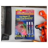 Makita BO4552 Finishing Sander, DuPont Pro-Fusion Scratch Repair Kit Triple Pack & ShamWow Towels