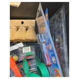 Assorted Leather Tool Pouches, Bristle Brushes & Straps - Mixed