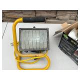 Work Light on Frame Stand & LED Security Light Kit (Lot of 2)