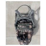 Camouflage Folding Ground Blind Chair with Backpack Carrier - 350 LBS Capacity