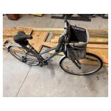 Infinity Cycleworks City Hybrid Bicycle with Schwinn Saddle Bag and Front Basket