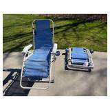 Mesh Patio Lounge Chairs- Aluminum Frames