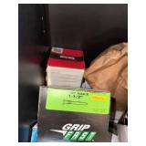 Grip Fast, SPAX, Qibaok Hardware Lot - Nails, Screws, Heat Shrink Connectors - content quantities unverified