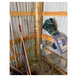 Assorted Garden Tools & Accessories - Plant Cages, Tarps & More
