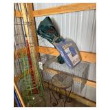 Assorted Garden Tools & Accessories - Plant Cages, Tarps & More